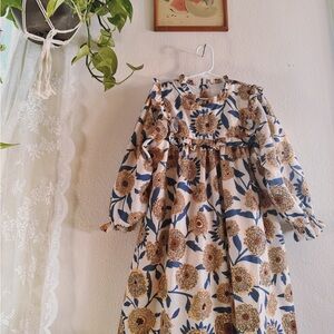 Sunflower Long Sleeve Dress